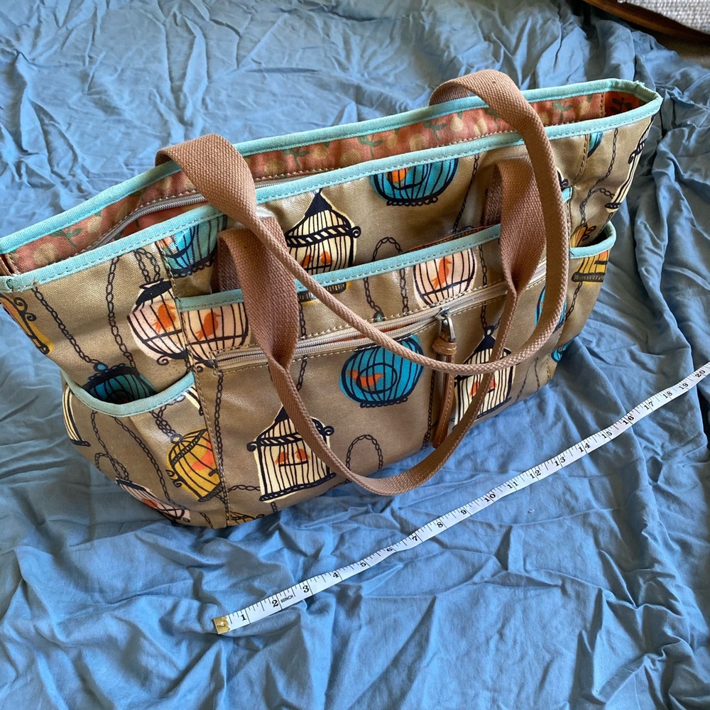 Fossil Large Handbag With Print - image 1